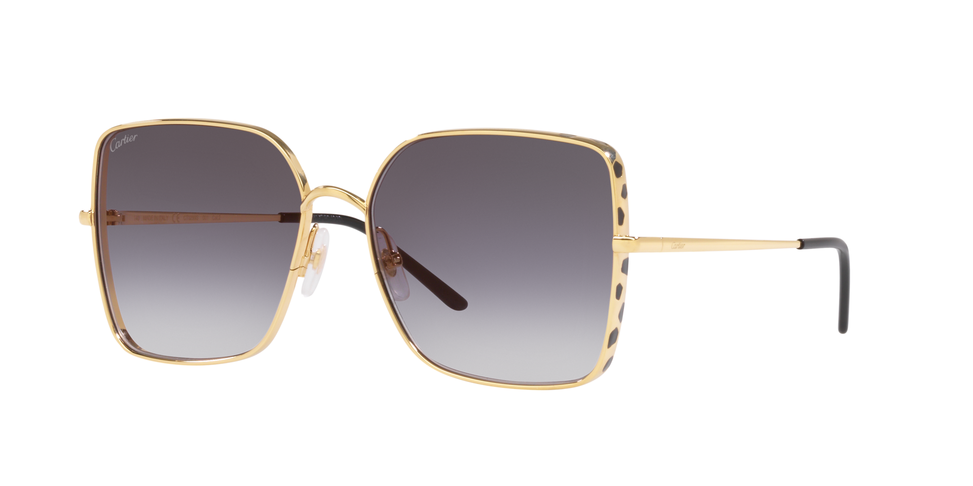 Cartier CT0327S 58 Gold & Gold Sunglasses | Sunglass Hut Australia