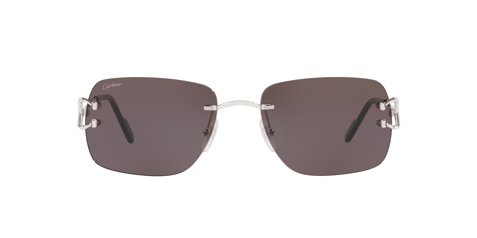 Shop Cartier Man Sunglasses Ct0330s In Silver