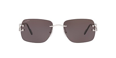 Cartier CT0330S 59 Silver Silver Sunglasses Sunglass Hut Australia