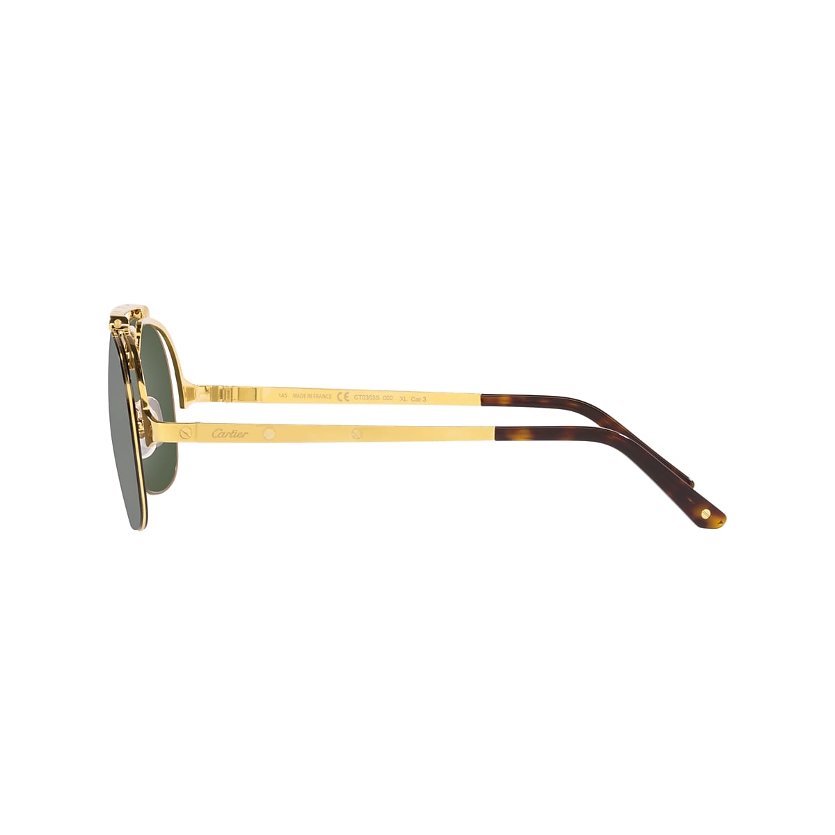 Cartier CT0353S 62 Green Gold Sunglasses Sunglass Hut Australia