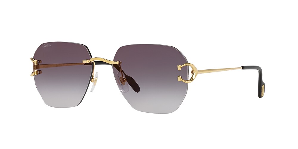 Unisex cartier hot sale sunglasses