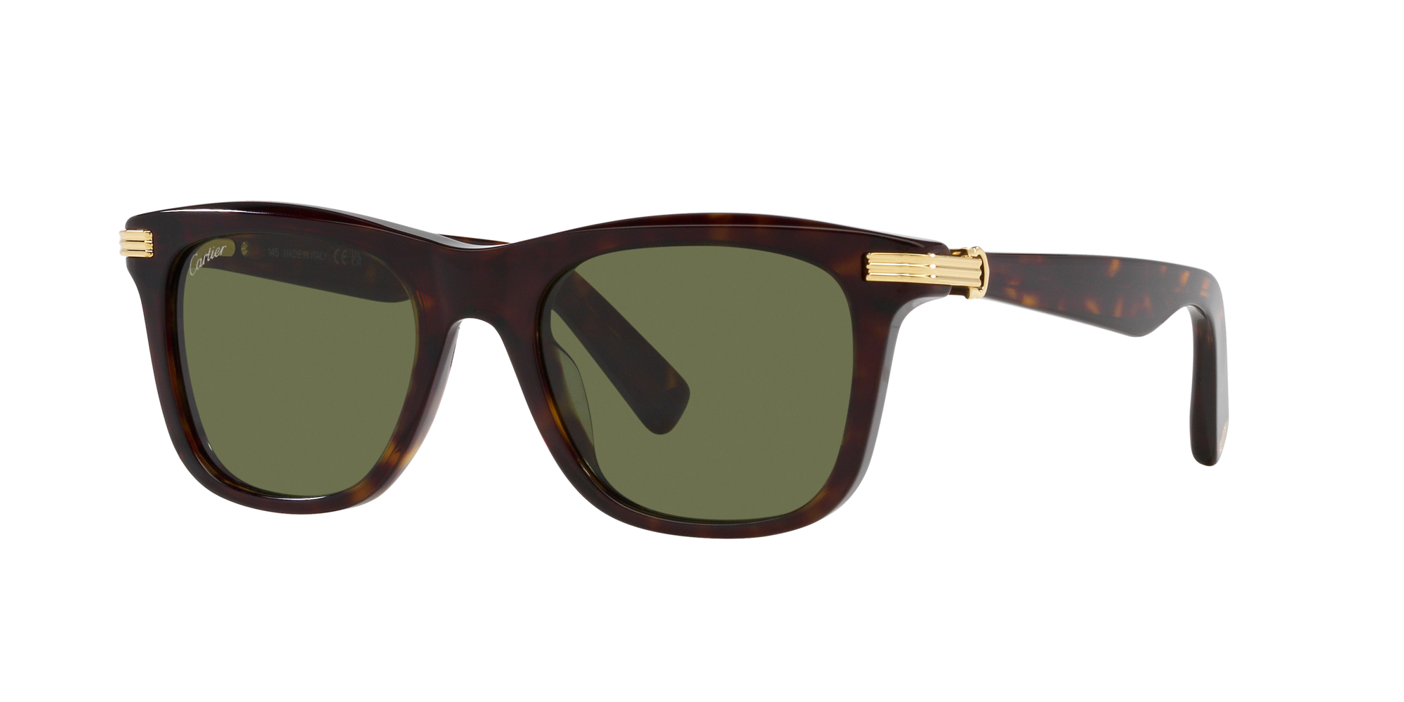 Shop Cartier Man Sunglass Ct0396s In Grün