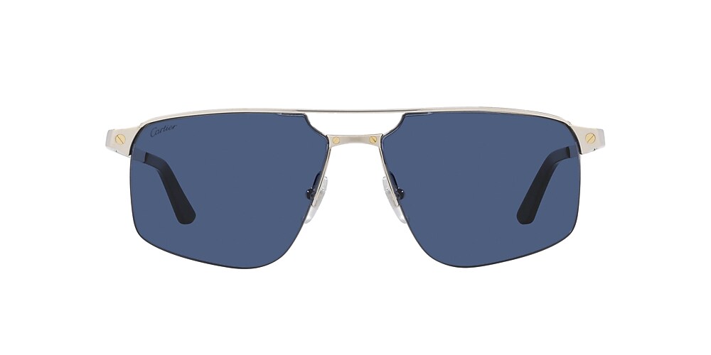 Cartier discount sunglasses blue