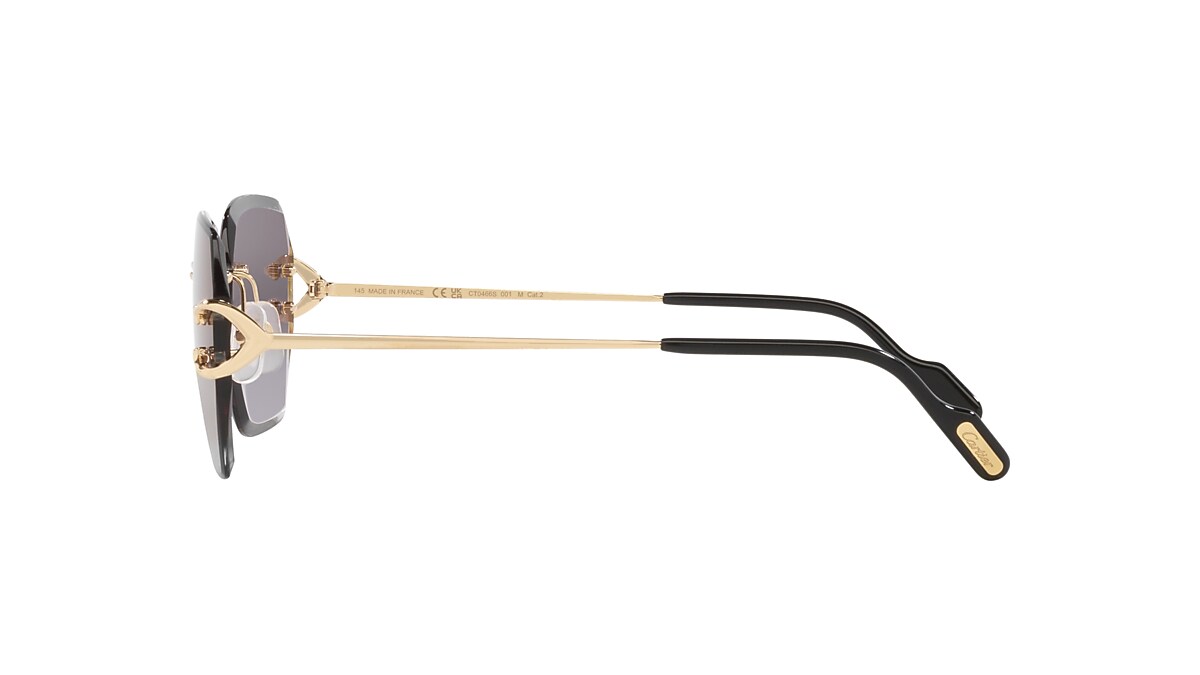 CARTIER ラウントフレムサンクラス CT0360S001 001 Cartier Core Range CT0360S - Eye Optical
