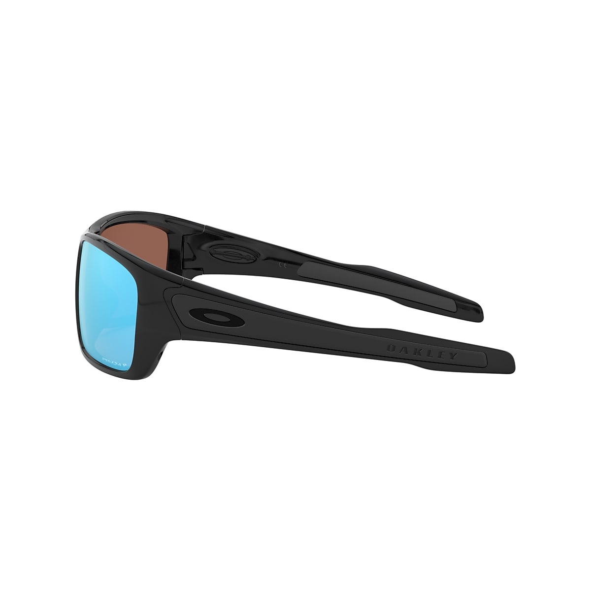 Oakley OO9263 Turbine 65 Prizm Deep Water Polarized & Polished Black  Polarised Sunglasses | Sunglass Hut Australia