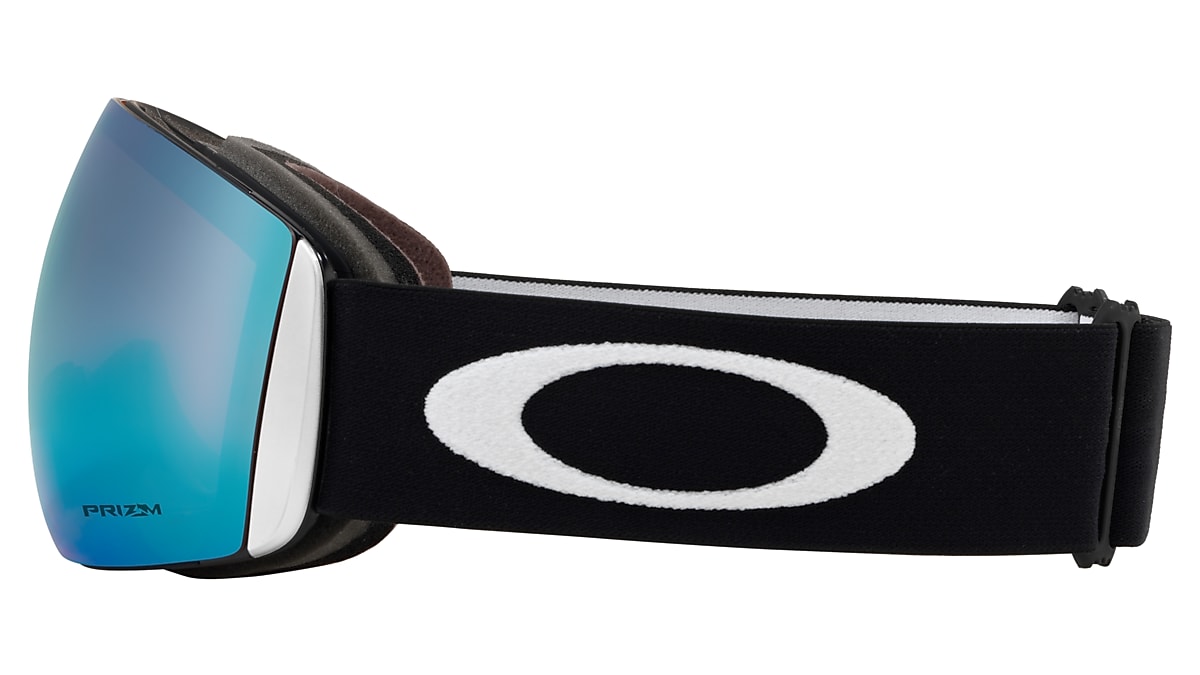 OAKLEY OO7050 Flight Deck L Snow Goggles Matte Black - Unisex Sunglasses,  Prizm Snow Sapphire Iridium Lens