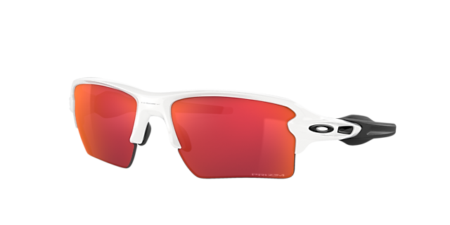 Flak® 2.0 (Low Bridge Fit) Prizm Ruby Lenses, Black Camo Frame Sunglasses