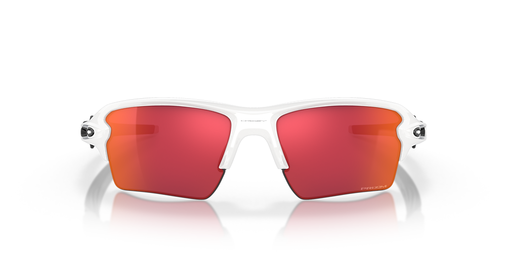 Oakley OO9188 Flak®  XL 59 Prizm Field & Polished White Sunglasses |  Sunglass Hut Australia