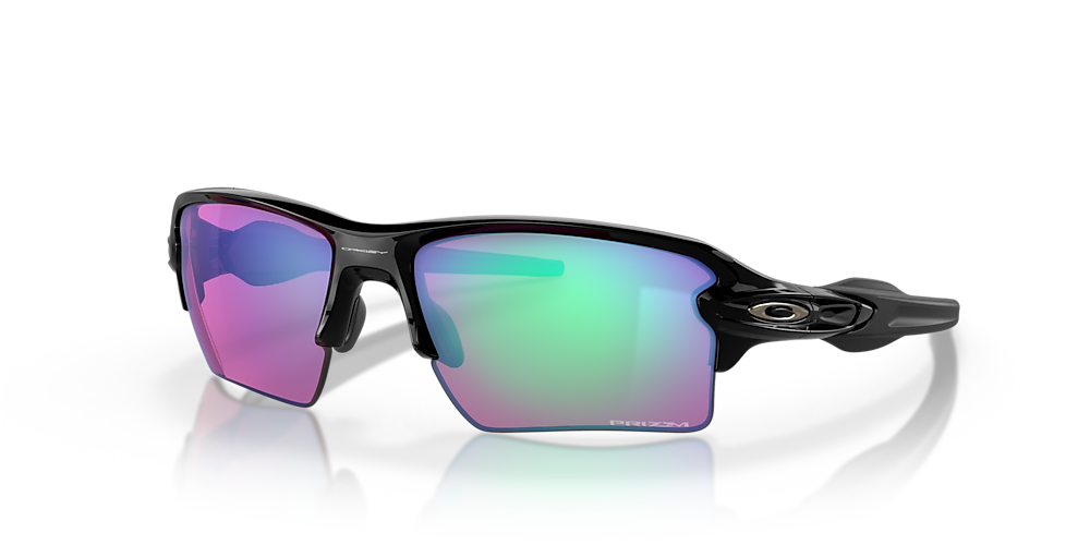 Oakley OO9188 Flak®  XL 59 Prizm Golf & Polished Black Sunglasses |  Sunglass Hut USA