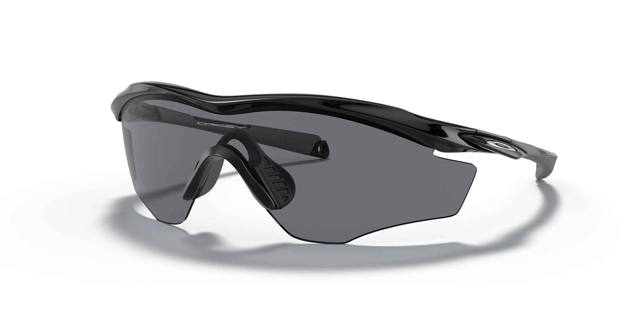 Oakley OO9343 M2 Frame® XL 01 Grey & Polished Black Sunglasses ...