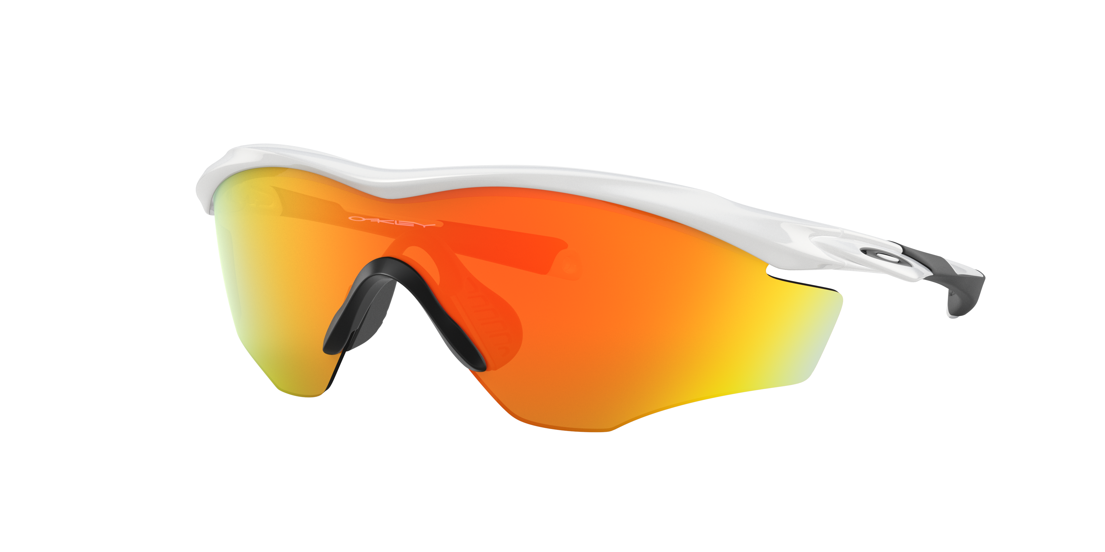 OAKLEY OO9343 M2 Frame XL Polished White - Unisex Sunglasses, Fire Iridium  Lens