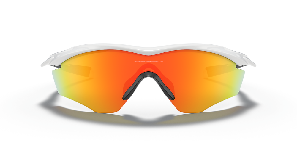Oakley OO9343 M2 Frame® XL 01 Fire Iridium & Polished White Sunglasses |  Sunglass Hut USA