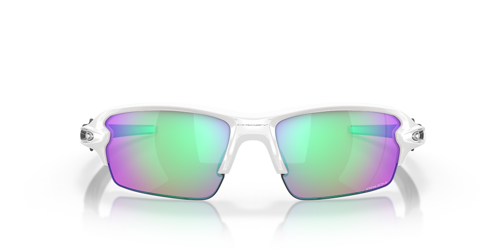 OAKLEY OO9271 Flak 2.0 (Low Bridge Fit) Polished White - Unisex Sunglasses,  Prizm Golf Lens