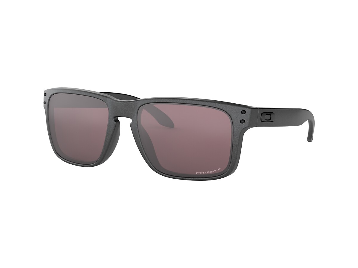 Oakley Oo9102 Holbrook Steel Collection 55 Prizm Daily Polarized Steel Polarised Sunglasses Sunglass Hut United Kingdom