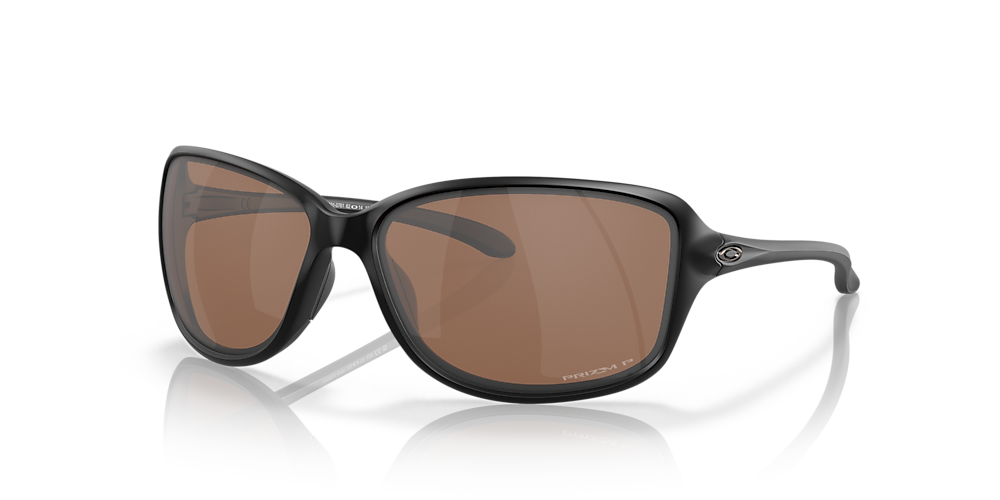 OAKLEY OO9301 Cohort Matte Black - Woman Sunglasses, Prizm Tungsten  Polarized Lens