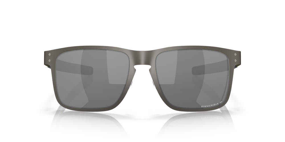 Oakley OO4123 Holbrook™ Metal 55 Prizm Black Polarized & Matte Gunmetal  Polarized Sunglasses | Sunglass Hut USA