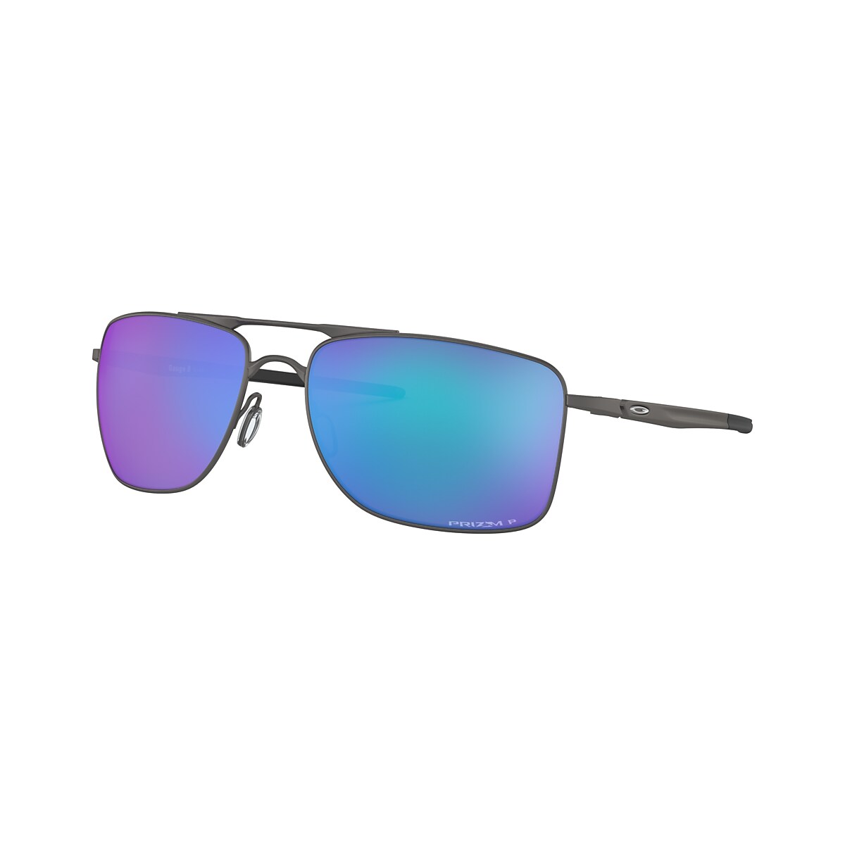 Oakley OO4124 Gauge 8 62 Prizm Sapphire Polarized & Matte Gunmetal