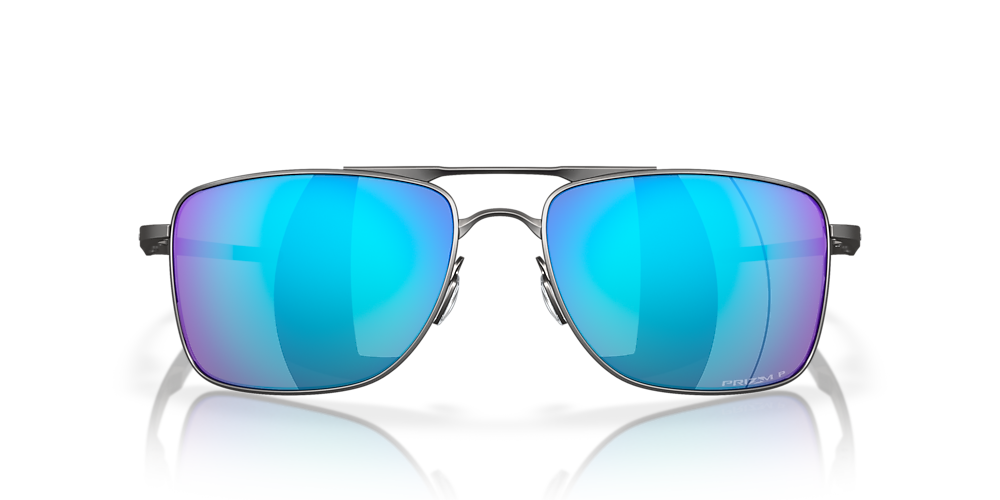 Oakley OO4124 Gauge 8 62 Prizm Sapphire Polarized & Matte Gunmetal Sunglasses | Sunglass Hut