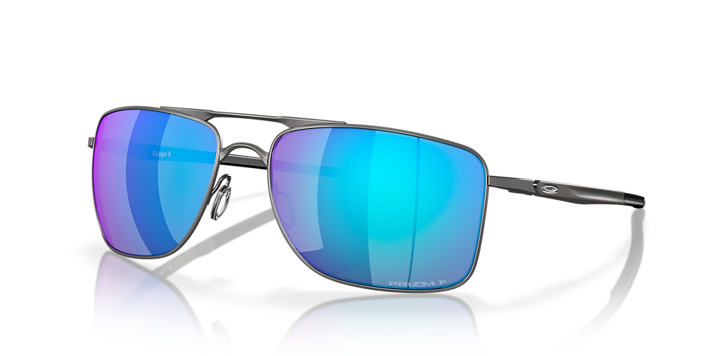 Oakley OO4124 Gauge 8 62 Prizm Sapphire Polarized & Matte Gunmetal Polarised  Sunglasses | Sunglass Hut Australia