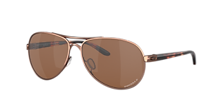 Oakley OO4079 Feedback 59 Brown Gradient Polarized & Rose Gold