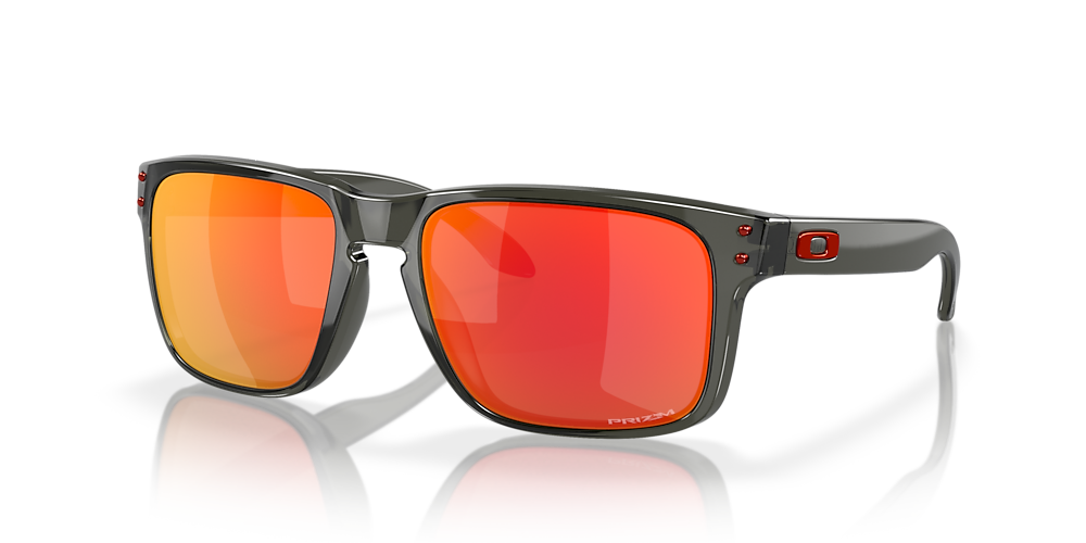 Oakley OO9244 Holbrook™ (Low Bridge Fit) 56 Prizm Ruby & Grey Smoke  Sunglasses | Sunglass Hut USA