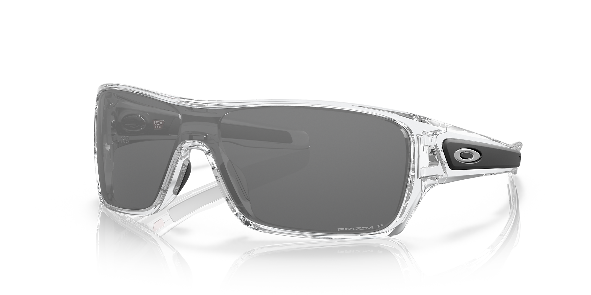 Oakley Oo9307 Turbine Rotor 01 Prizm Black Polarized And Polished Clear Polarized Sunglasses 