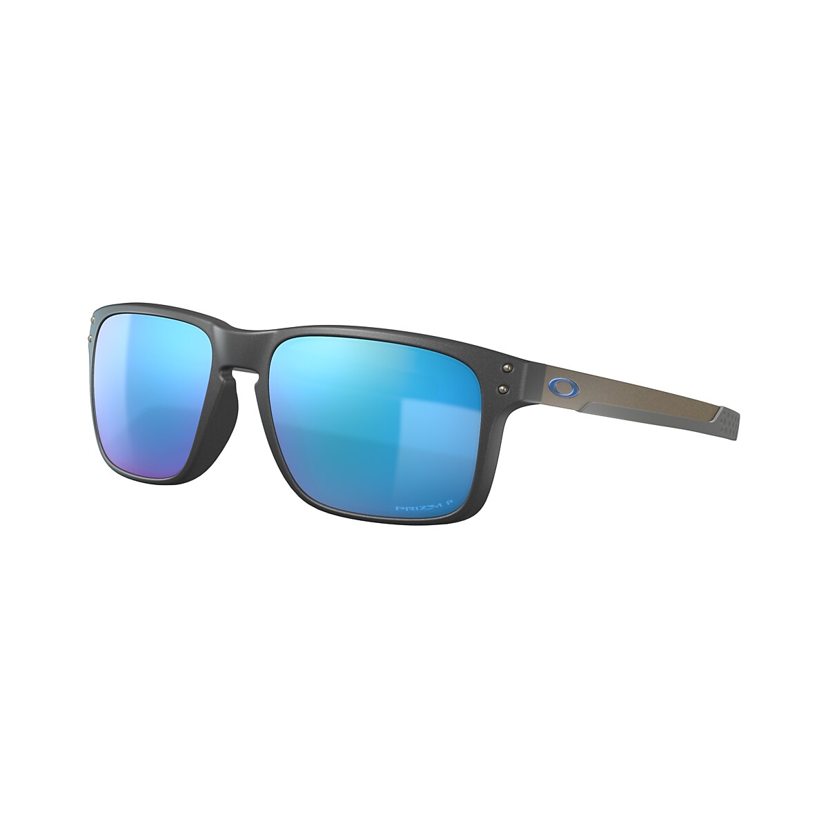 OAKLEY OO9384 Holbrook Mix Steel - Men Sunglasses, Prizm Sapphire Polarized  Lens