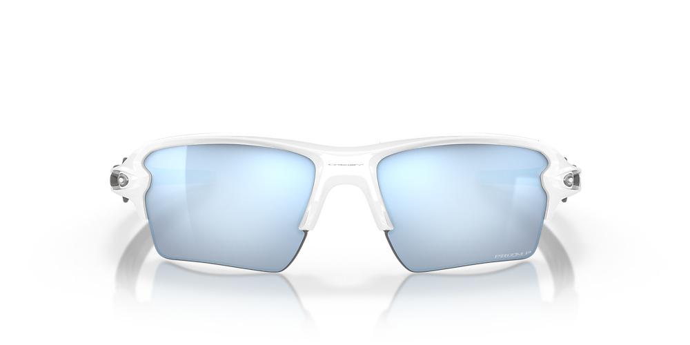 Oakley OO9188 Flak®  XL 59 Prizm Deep Water Polarized & Polished White  Polarized Sunglasses | Sunglass Hut Canada
