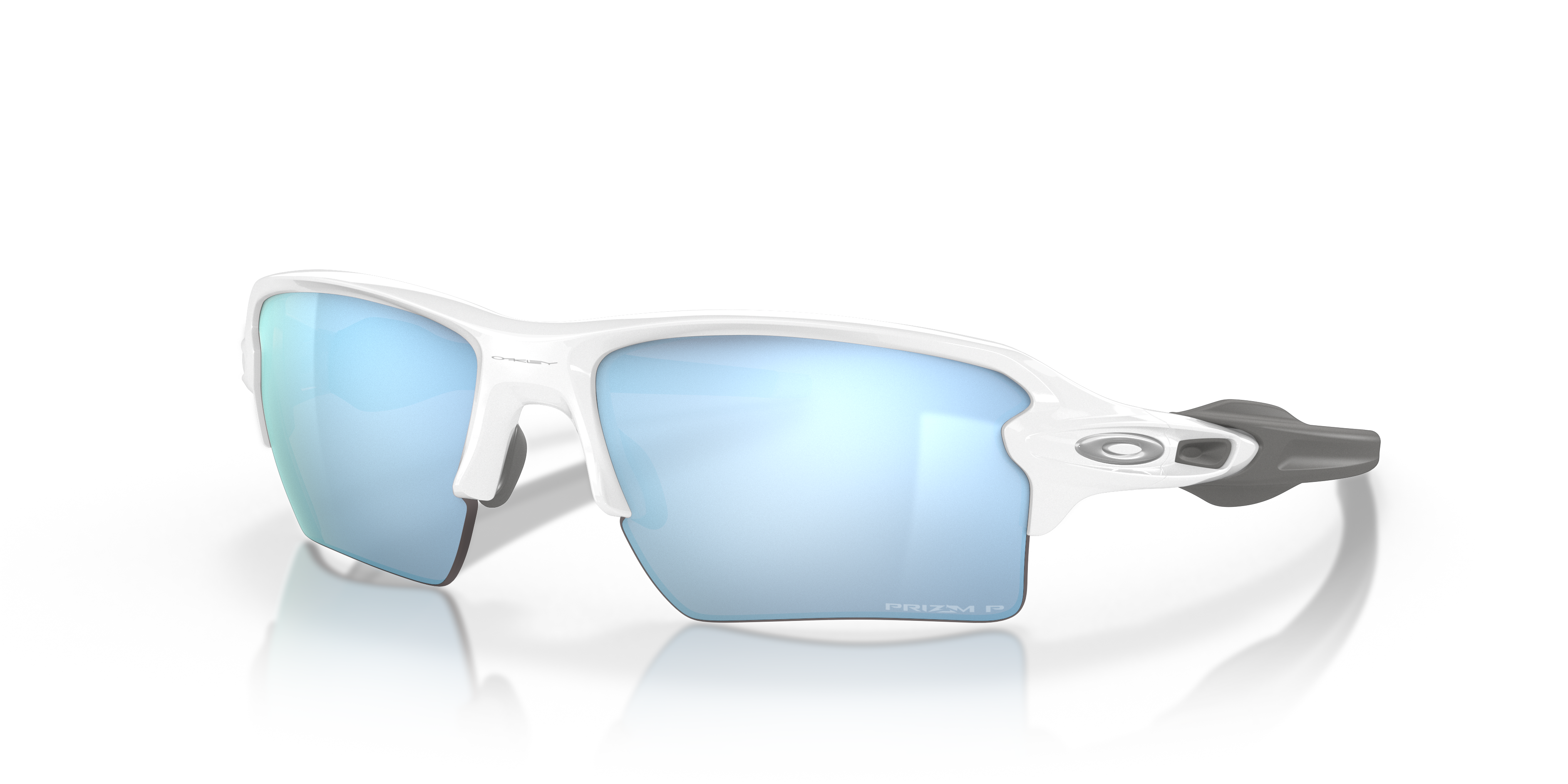 blue and white oakleys
