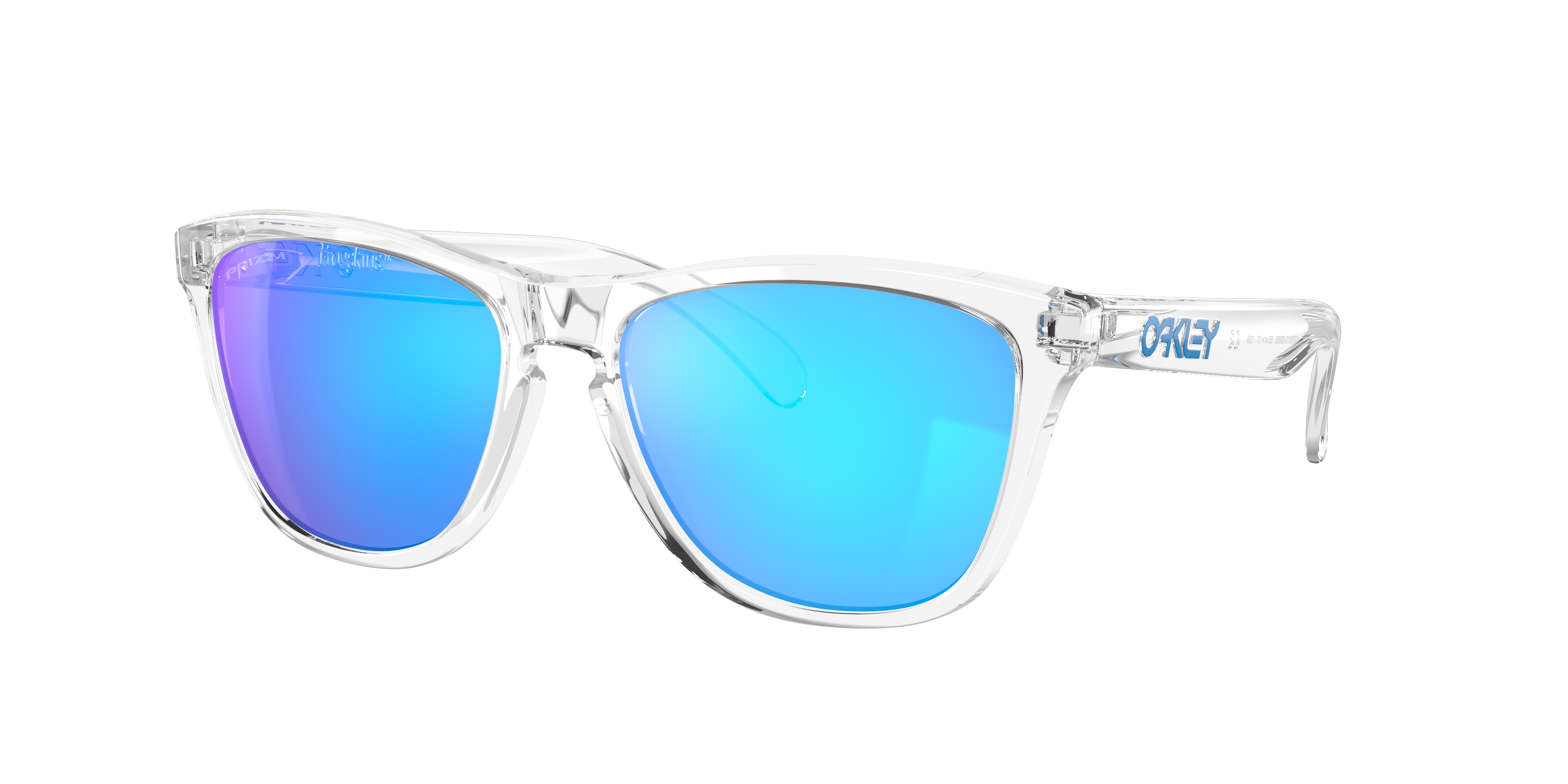 Oakley OO9013 Frogskins™ 55 Prizm Sapphire & Crystal Clear Sunglasses