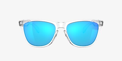 Oakley OO9013 Frogskins™ 55 Prizm Sapphire & Crystal Clear Sunglasses |  Sunglass Hut USA