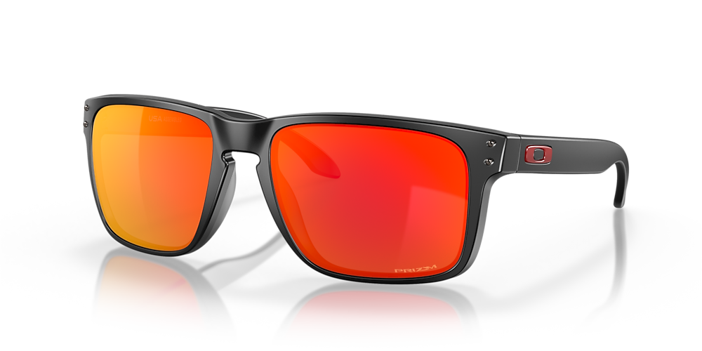 Oakley OO9417 Holbrook™ XL 59 Prizm Ruby & Matte Black Sunglasses |  Sunglass Hut USA