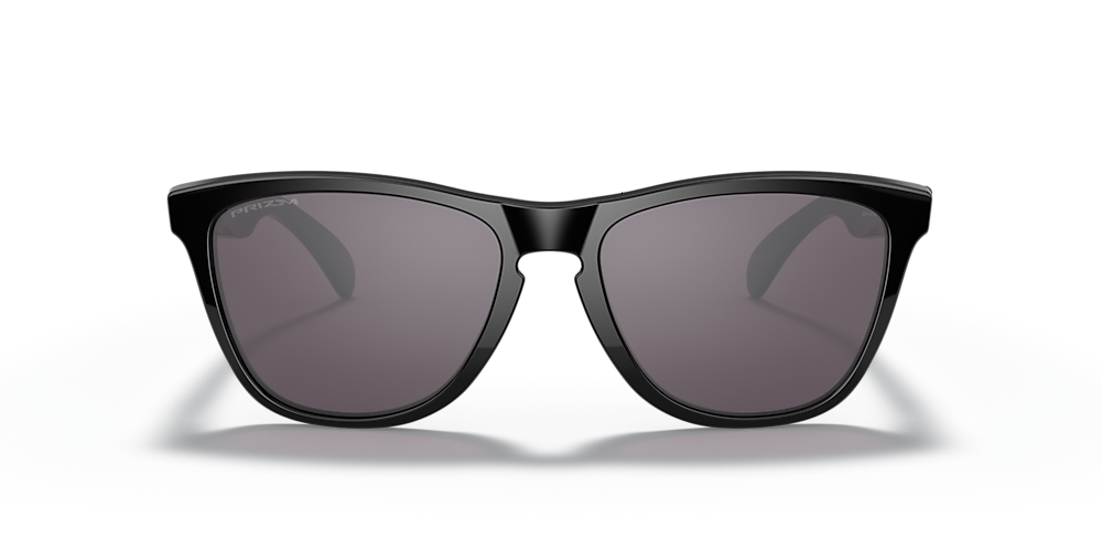 OAKLEY OO9245 Frogskins (Low Bridge Fit) Noir poli - Unisex Sunglasses,  Prizm Grey Lens