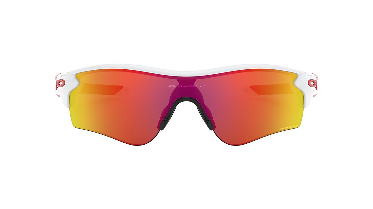 Oakley OO9206 RadarLock® Path® (Low Bridge Fit) 01 Prizm Ruby & Polished  White Sunglasses | Sunglass Hut Canada