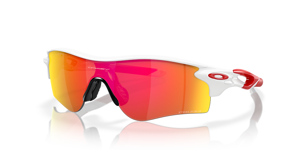 Oakley OO9206 RadarLock® Path® (Low Bridge Fit) 01 Prizm Ruby & Polished  White Sunglasses | Sunglass Hut Canada