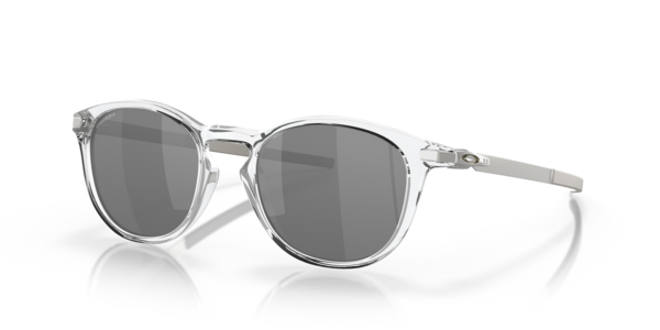 Óculos de sol Oakley Pitchman R OO9439, formato retangular, armação em o-matter transparente polido, lente prizm preta