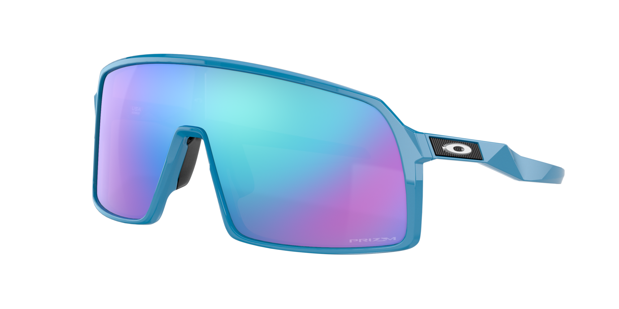 Oakley Sunglasses Ojector Polished Clear Prizm Sapphire OO9018-0255 - The  Optic Shop