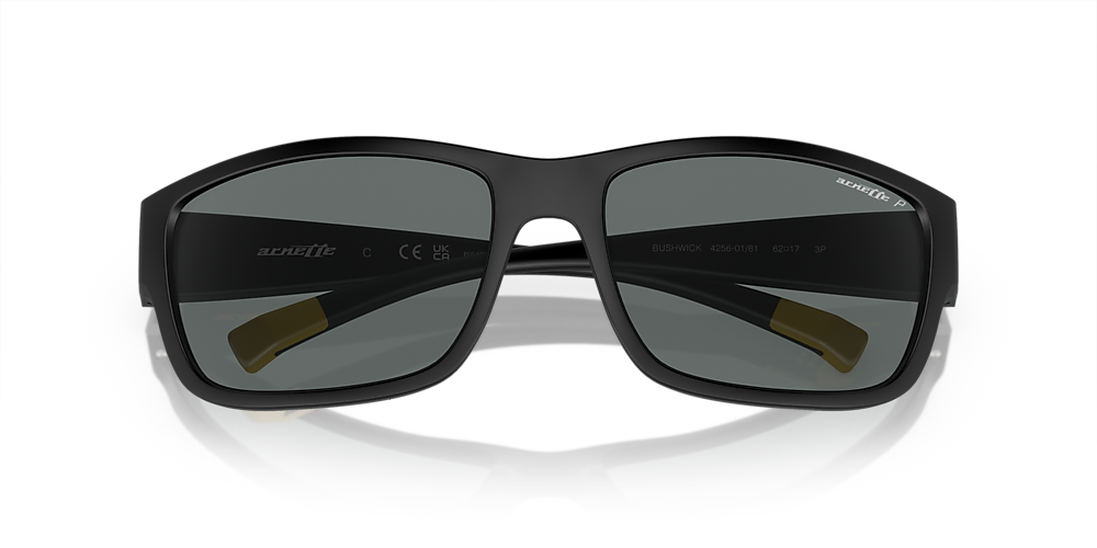 Arnette AN4256 BUSHWICK 62 Polarized Dark Grey & Matte Black Arnette AN4256 BUSHWICK 62 Polarized Dark Grey & Matte Black