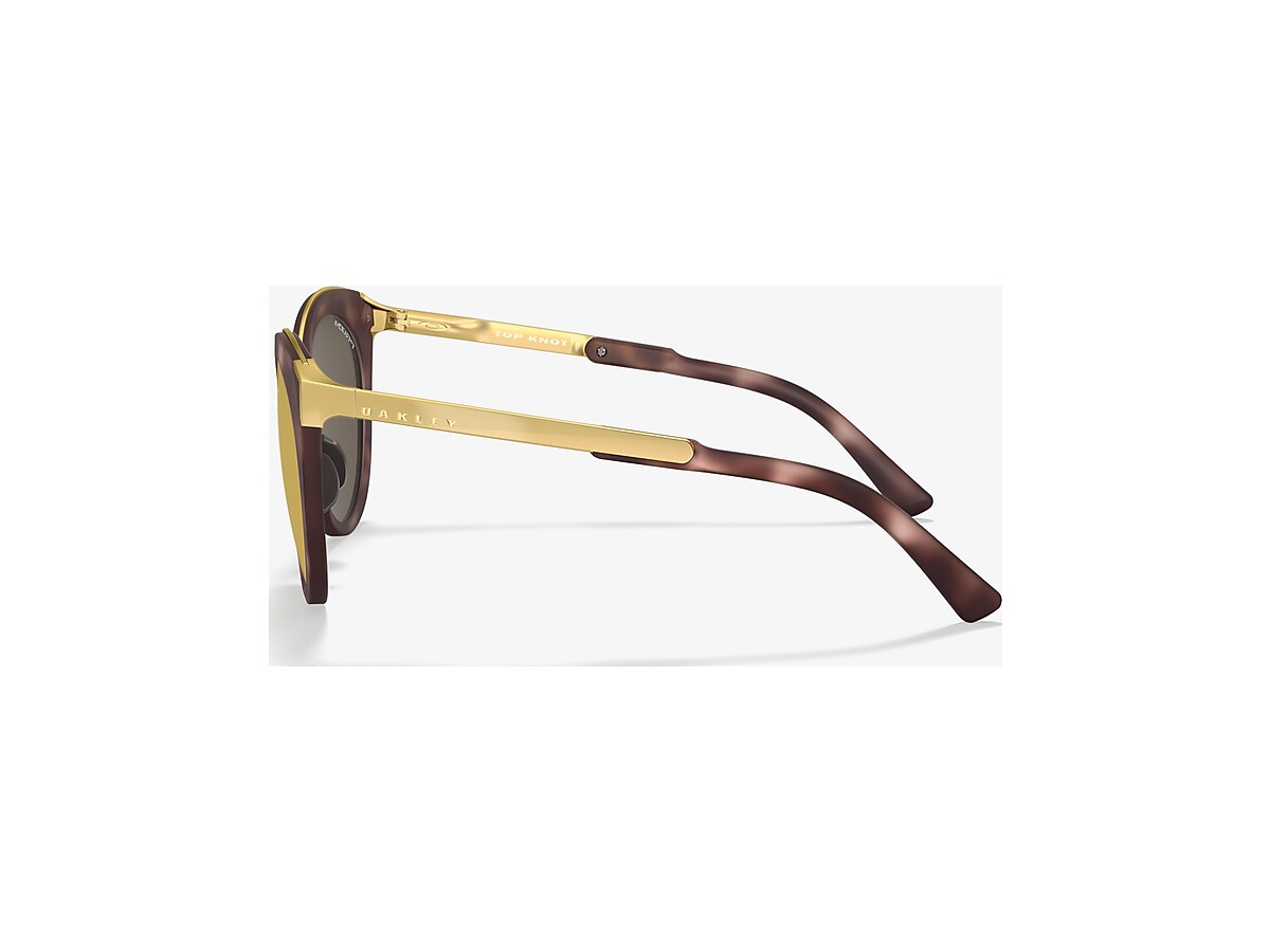 OAKLEY OO9434 Top Knot Matte Rose Tortoise - Woman Sunglasses, Prizm Rose  Gold Lens