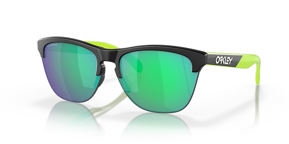 Oakley OO9374 Frogskins™ Lite 50/50 Collection 63 Prizm Jade & Black Bright  Green Sunglasses | Sunglass Hut Australia