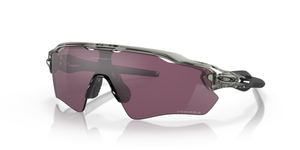 Óculos de sol Oakley Radar EV Path OO9208, formato máscara, armação em o-matter cinza tinta (grey ink), lente prizm road preta