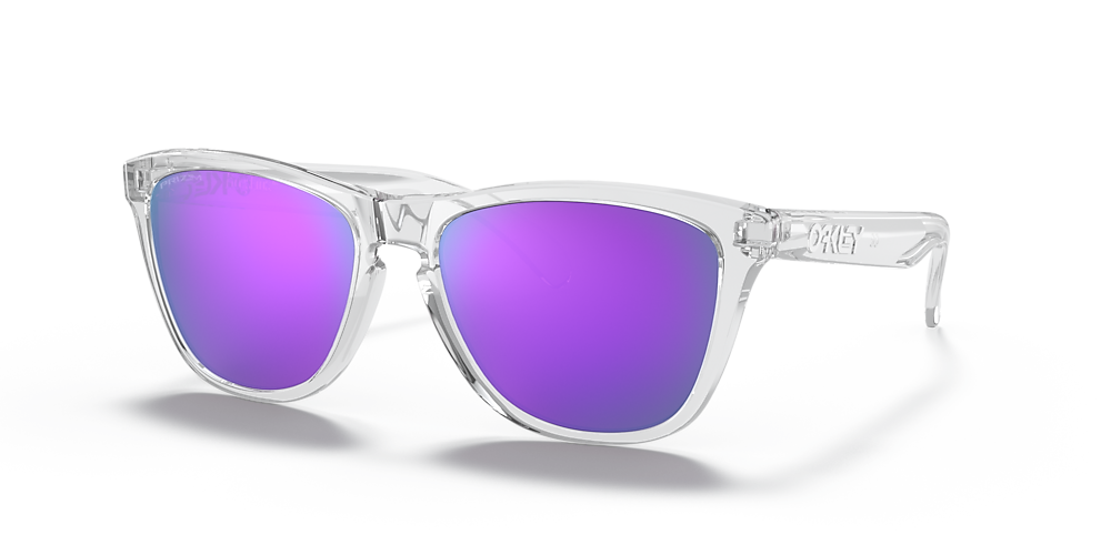 lustre lotteri egyptisk Oakley OO9245 Frogskins™ (Low Bridge Fit) 54 Prizm Violet & Polished Clear  Sunglasses | Sunglass Hut USA