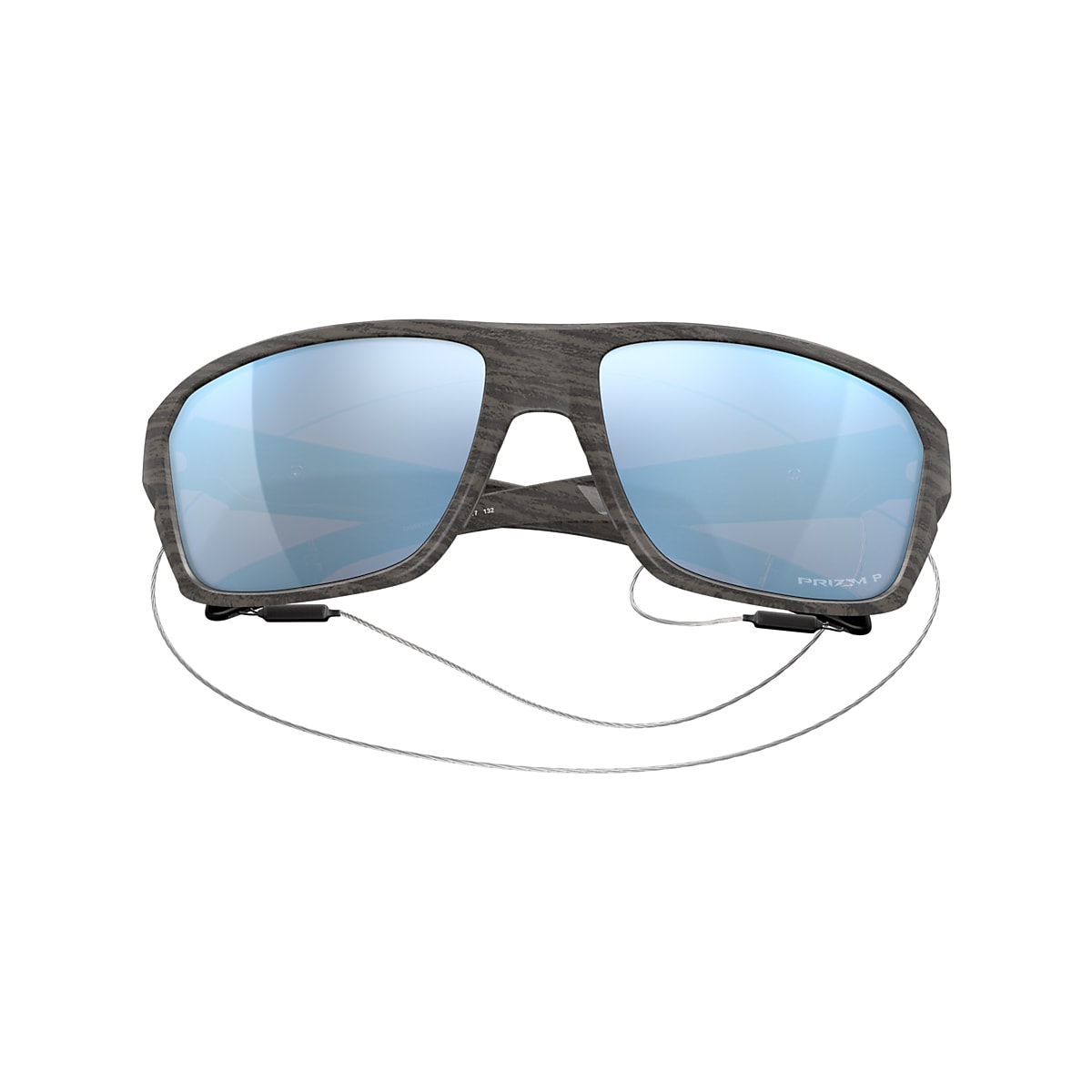 Oakley OO9416 Split Shot Woodgrain Collection 64 Prizm Deep Water Polarized  & Woodgrain Polarized Sunglasses