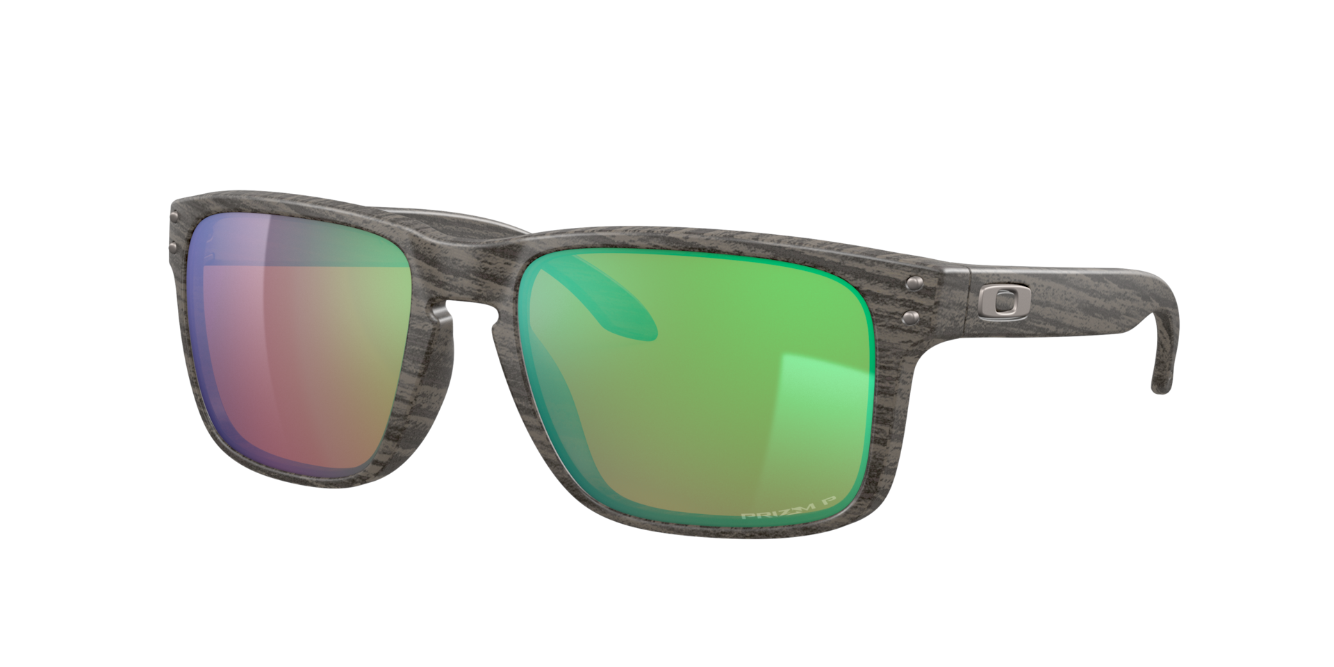 Oakley Man Sunglass OO9102 Holbrook™ Woodgrain Collection - Frame color: Woodgrain, Lens color: Prizm Shallow Water Polarized