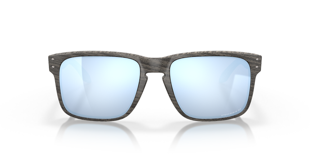 Oakley OO9102 Holbrook™ Woodgrain Collection 57 Prizm Deep Water Polarized  & Woodgrain Polarized Sunglasses | Sunglass Hut USA
