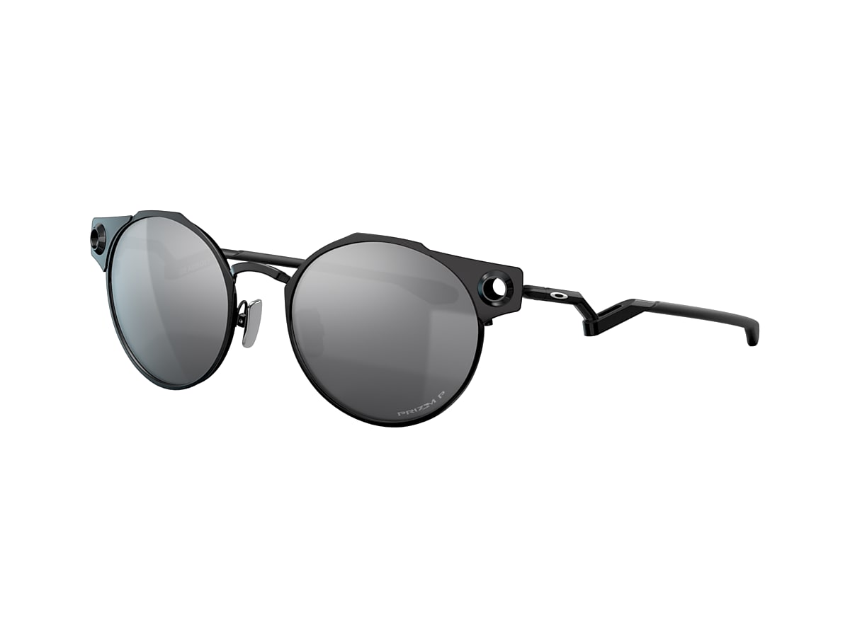 OAKLEY OO6046 Deadbolt Satin Black - Men Sunglasses, Prizm Black Polarized  Lens