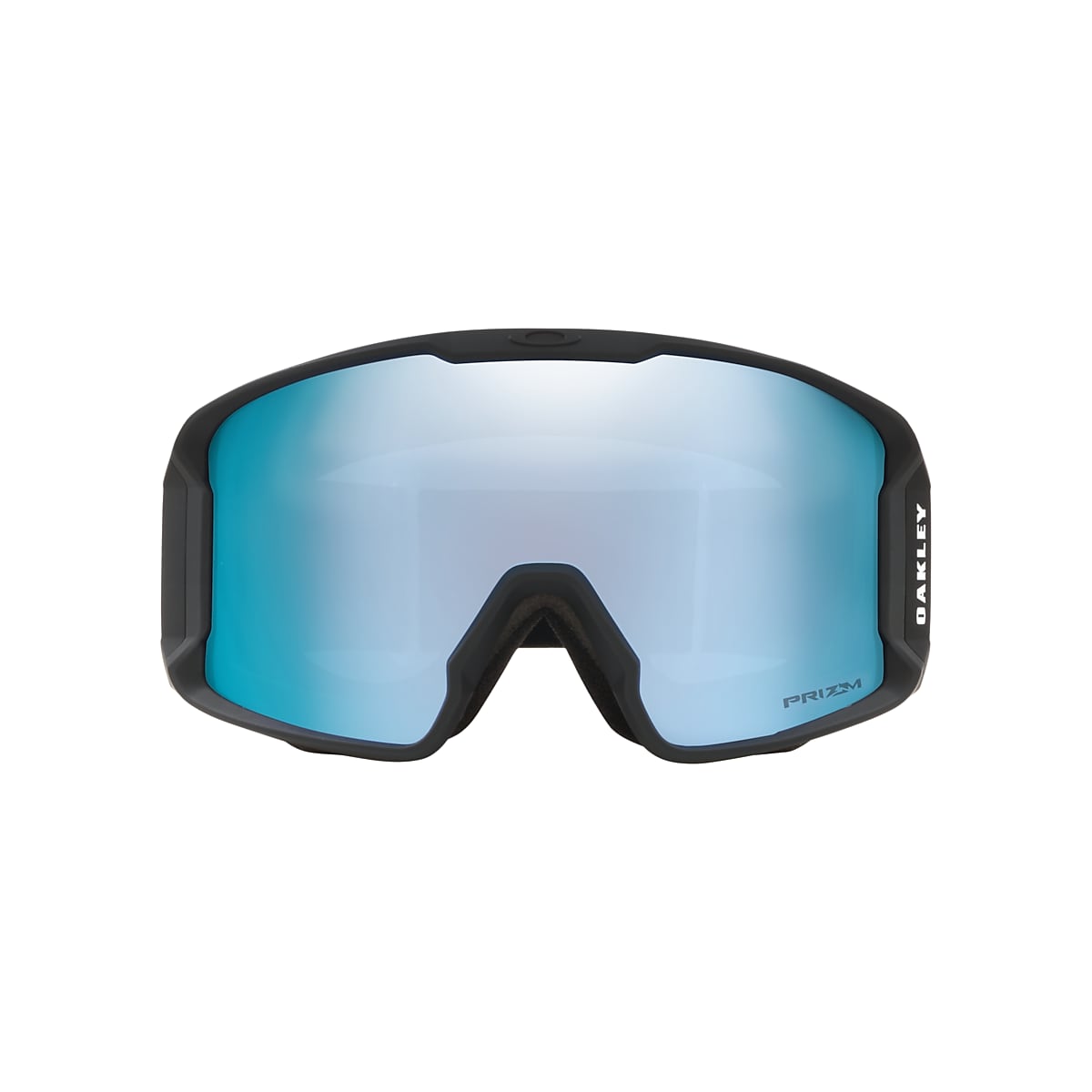 OAKLEY OO7070 Line Miner L Factory Pilot Snow Goggles Factory Pilot Black -  Men Sunglasses, Prizm Snow Sapphire Iridium Lens