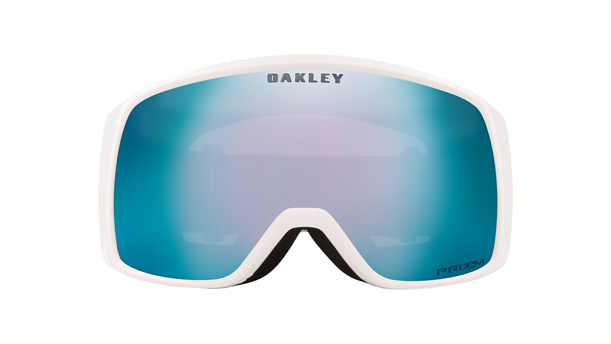 Oakley OO7106 Flight Tracker S Snow Goggles Prizm Snow Sapphire Iridium &  Matte White Sunglasses | Sunglass Hut USA