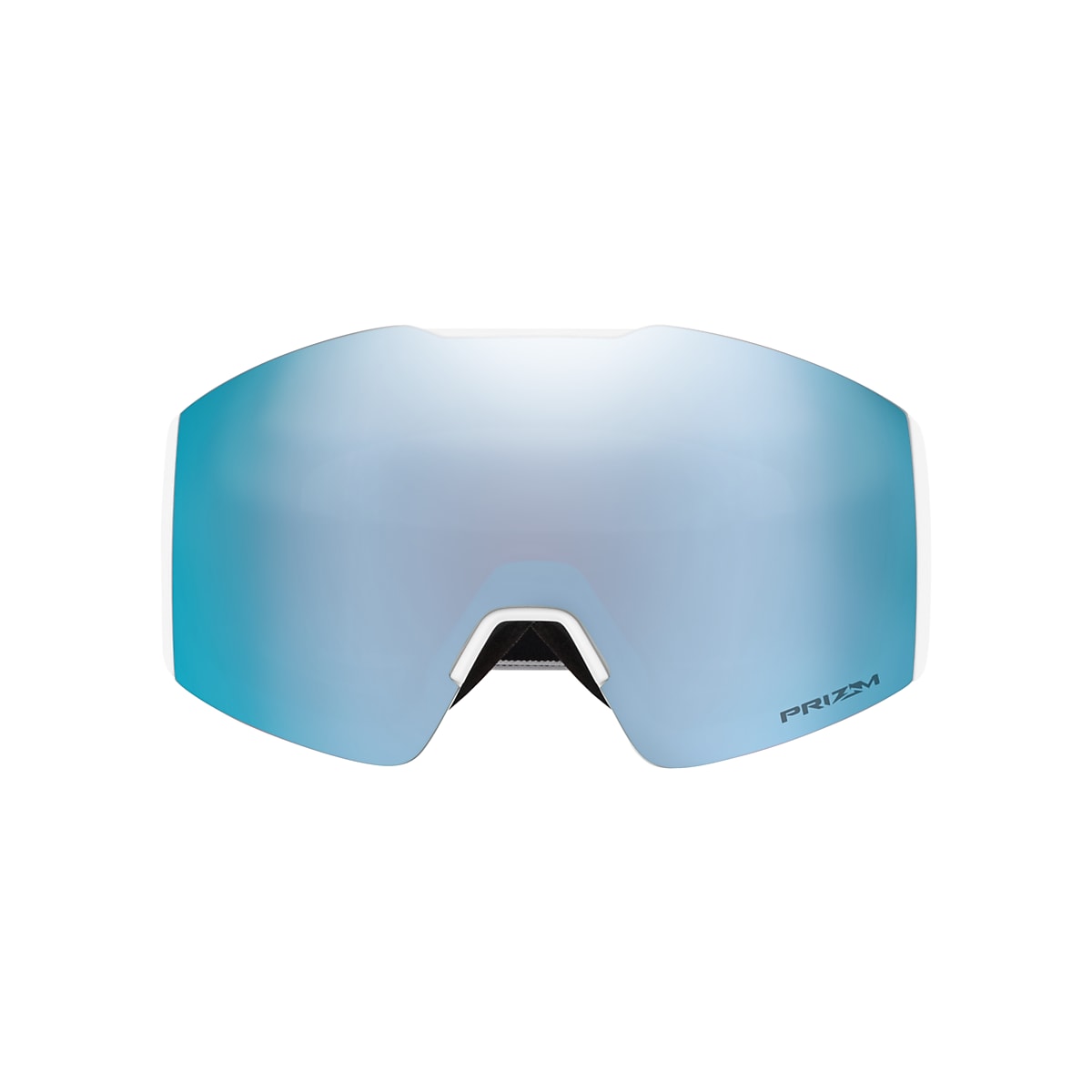OAKLEY OO7103 Fall Line M Snow Goggles Matte White - Unisex Sunglasses, Prizm Snow Sapphire Iridium Lens