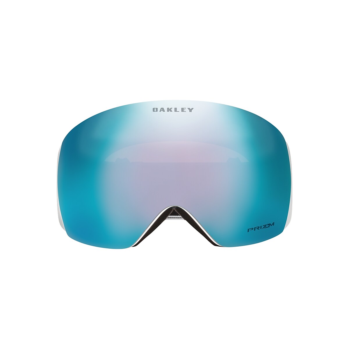 Oakley OO7050 Flight Deck™ L Snow Goggles Prizm Snow Sapphire Iridium &  Matte White Sunglasses | Sunglass Hut USA